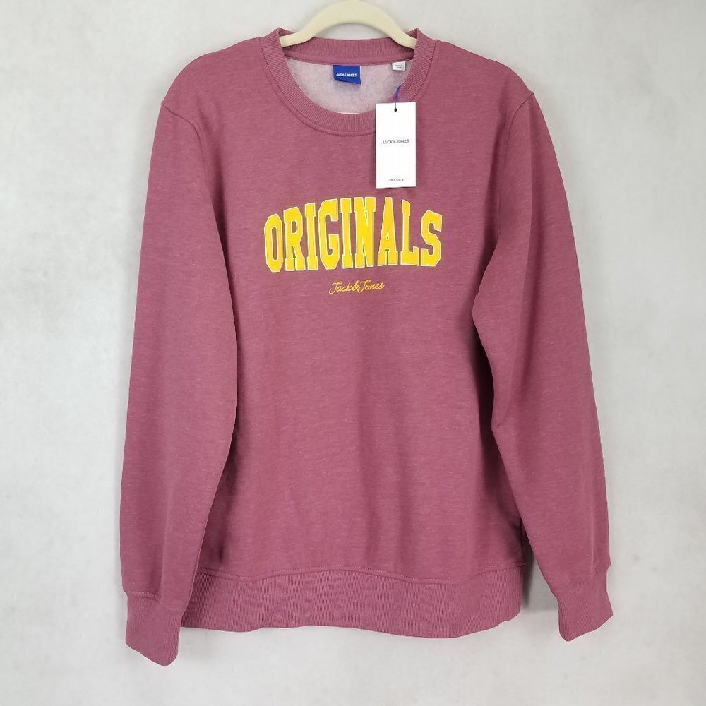 NEW Jack & Jones Originals Men's L Crew neck Pullover Sweatshirt